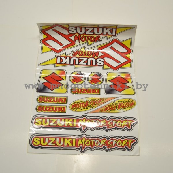 Наклейка на скутер Сузуки летс