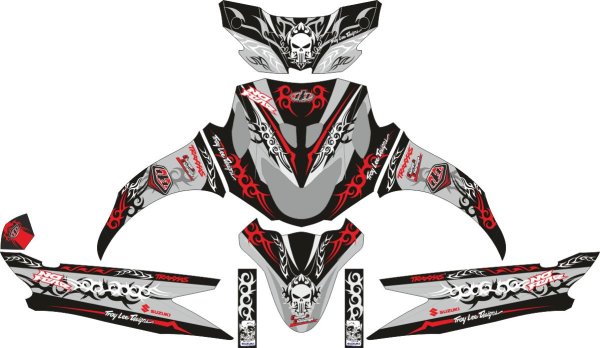 Комплект наклеек на максискутер