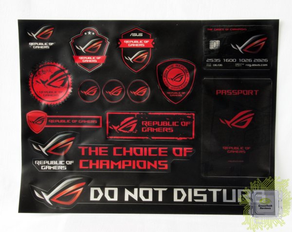 Republic of Gamers наклейка