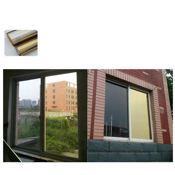 Зеркальная пленка на окна