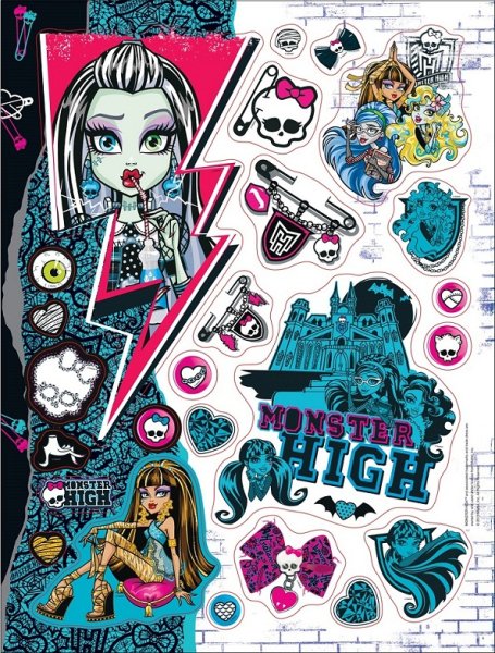 Стикеры монстр Хай