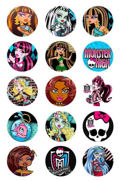 Наклейки Монстер Хай