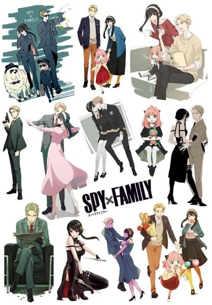 Аниме Аня семья шпионов Стикеры
