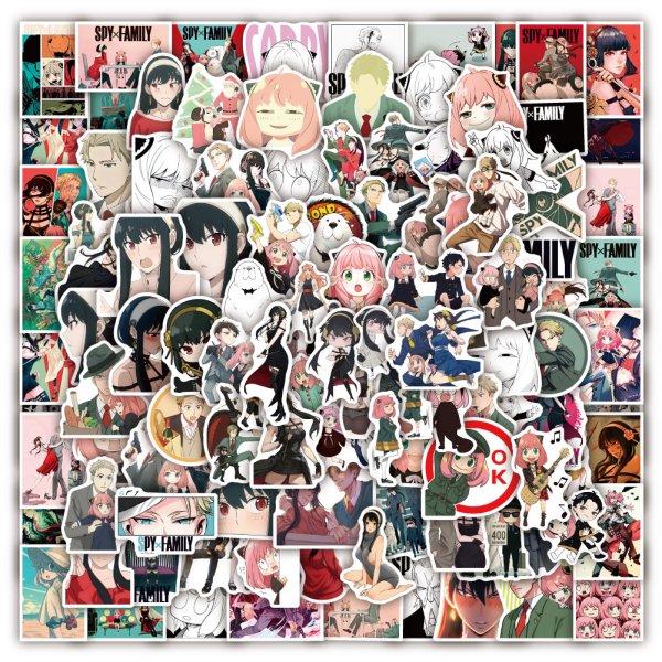 Наклейки аниме 18