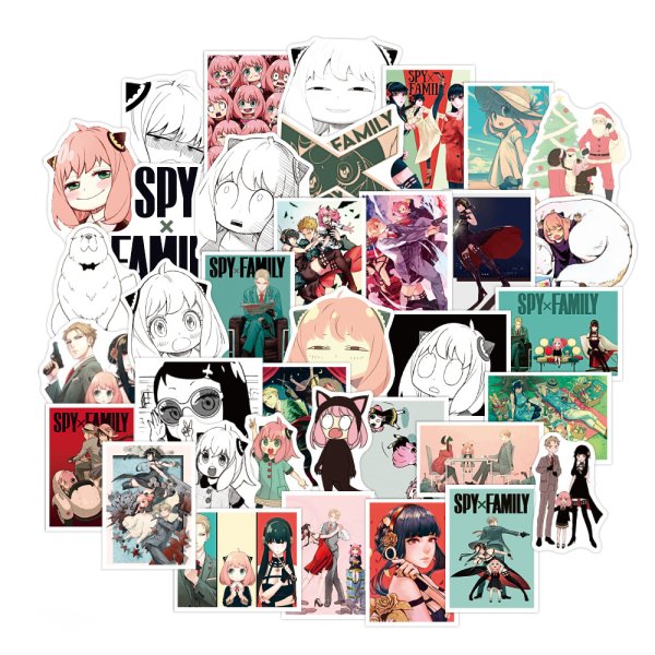 Значки с аниме семья шпиона