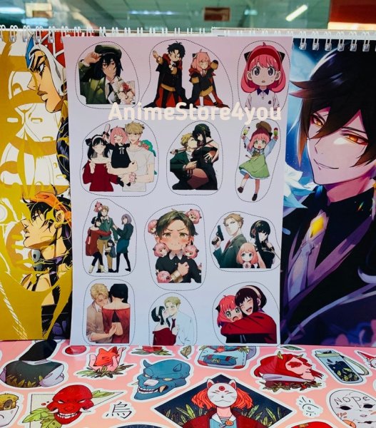 Набор стикеров аниме