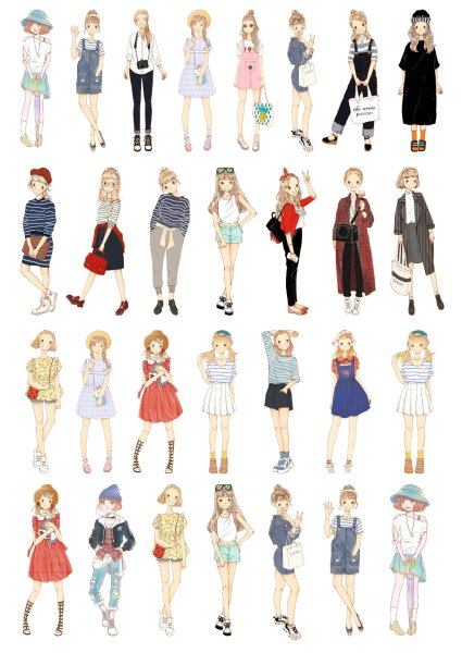 Модная одежда для персонажей