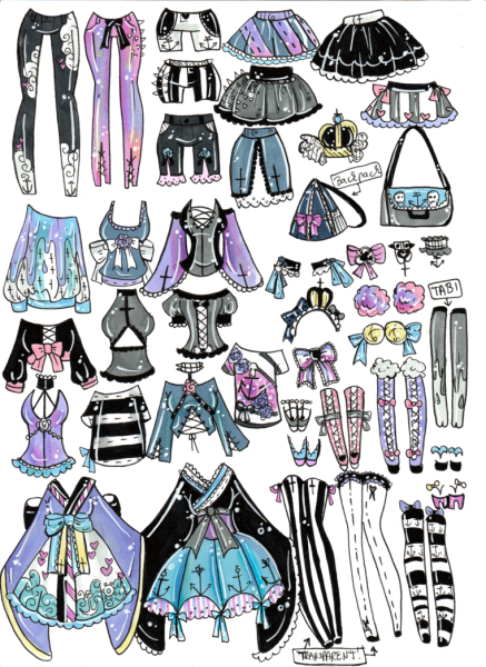 Нарисованная одежда