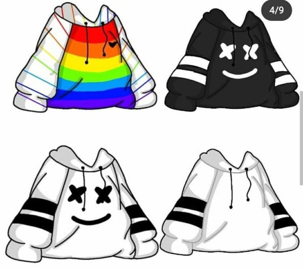 Одежда гача для обработки толстовка