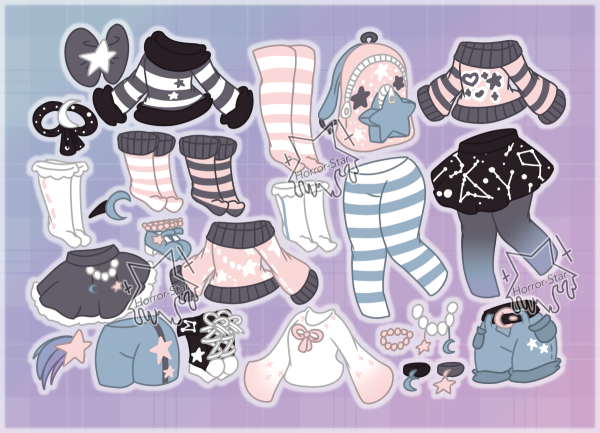 Гача одежда