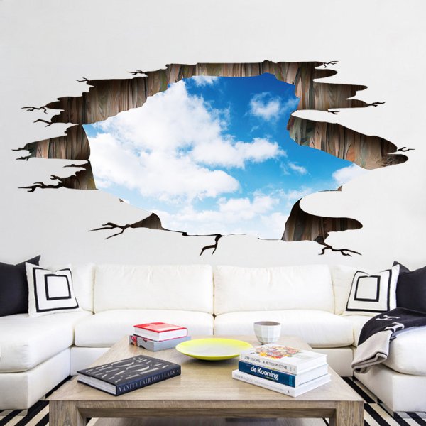 3д наклейки на стену