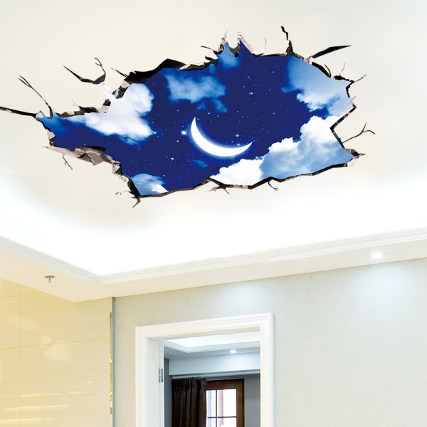 Декоративные наклейки на потолок