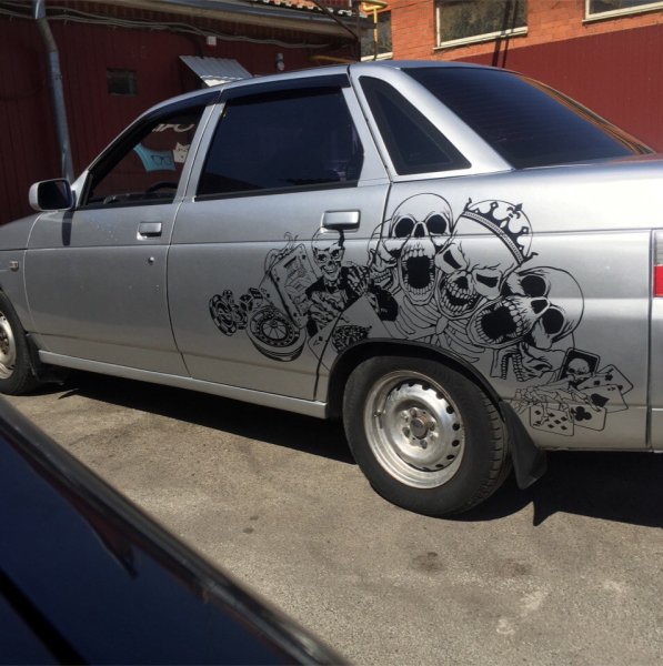 ВАЗ 2112 надпись