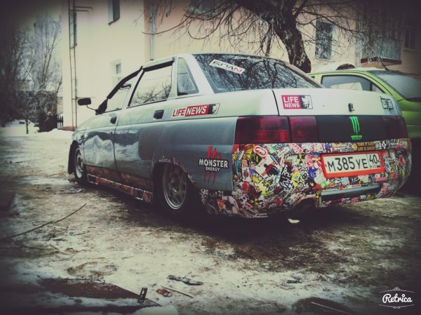 Наклейки на ВАЗ 2112