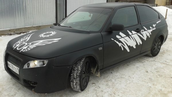 Капот на ВАЗ 2112 демон