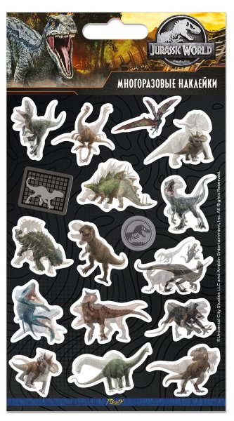Книга с наклейками LEGO "Jurassic World. Удивительные динозавры"