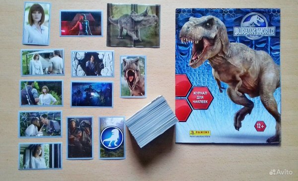 Журнал с наклейками парк Юрского периода 2