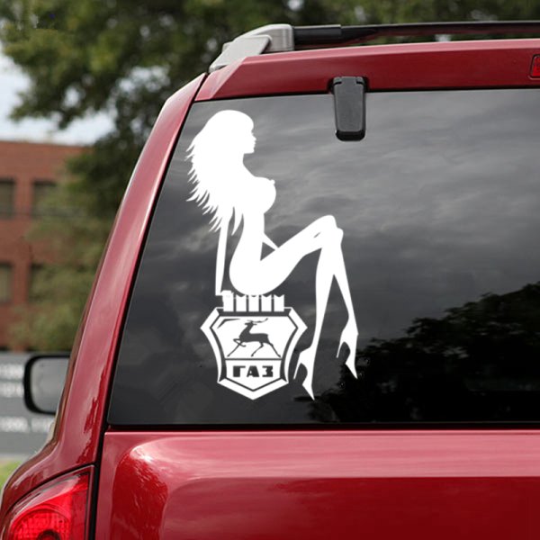 Наклейки на авто для девушек