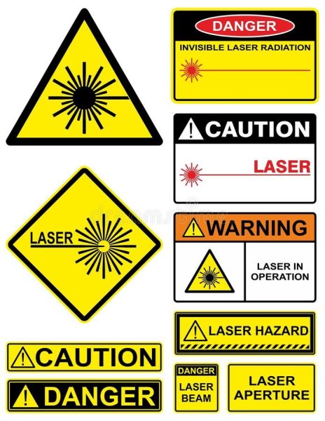 Знак лазерной опасности