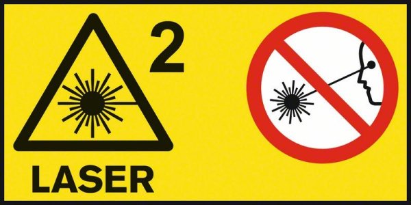Знак лазерное излучение