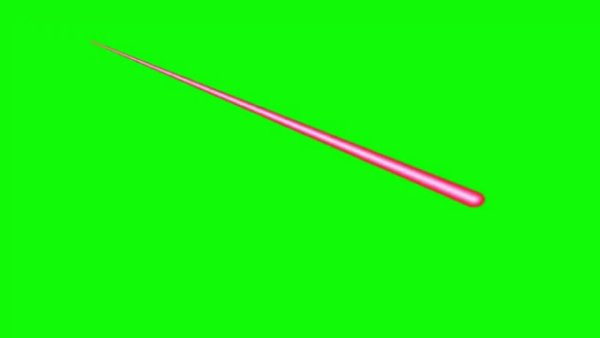 Красный лазер на прозрачном фоне