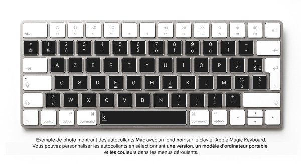 Наклейки на клавиатуру макбук