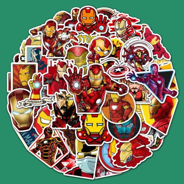 Марвел Старк наклейки