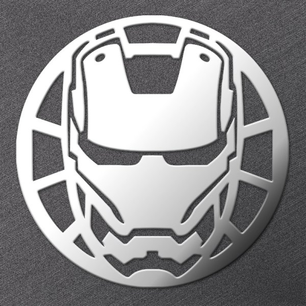 Наклейка на авто Железный человек