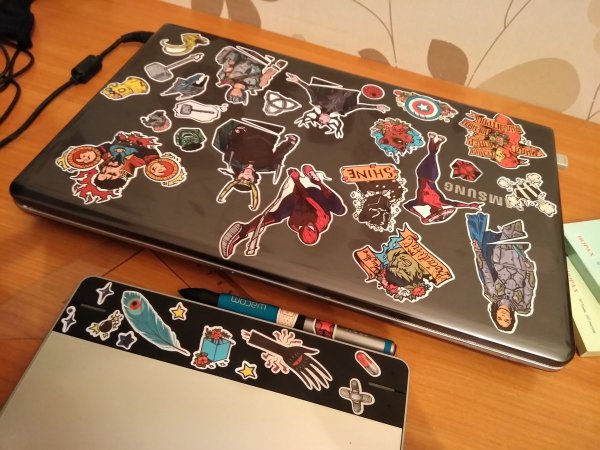 Обои на рабочий стол Стикеры