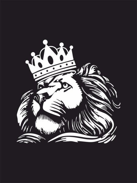 Лев с короной Прайд