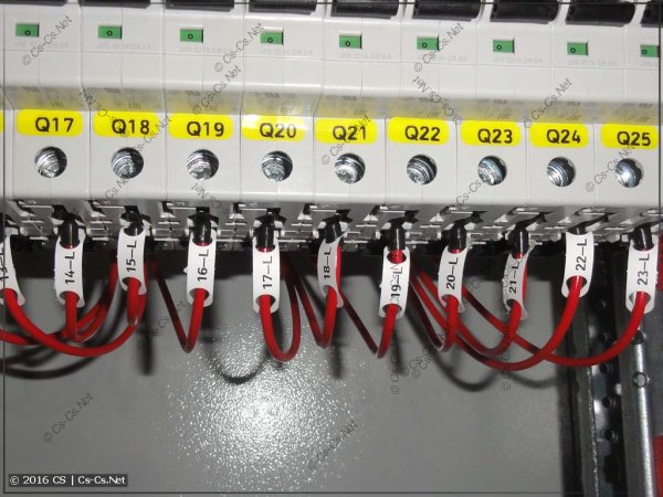 Маркировка автоматов для электрощитка