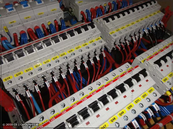 Маркировка автоматов и проводов в электрощите