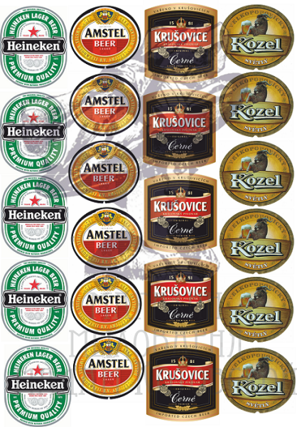 Этикетки на мыло пиво