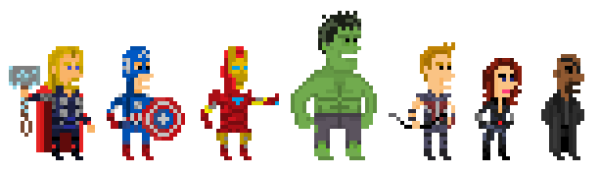 Термомозаика Марвел