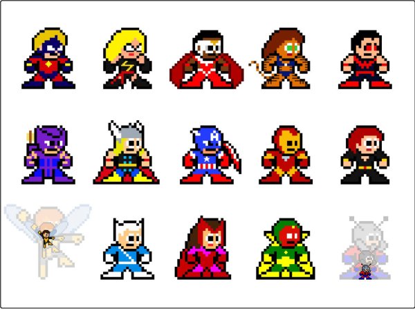 Дэдпул вышивка крестом схема