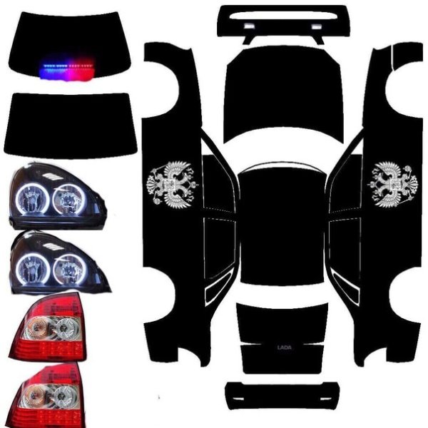 RCD винилы на ВАЗ 2110