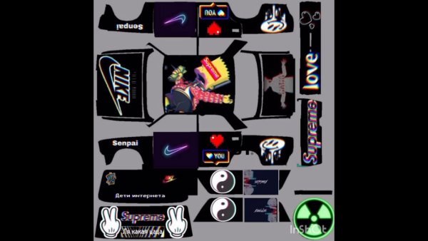 Скины на ВАЗ 2107 В Russian Rider