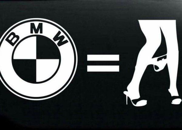 Прикольный логотип BMW