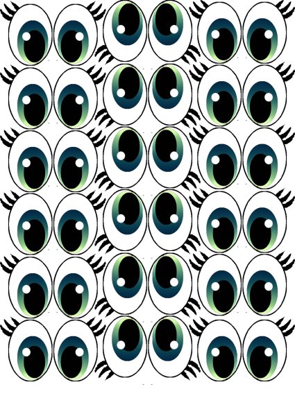 Глаза шаблоны для поделок