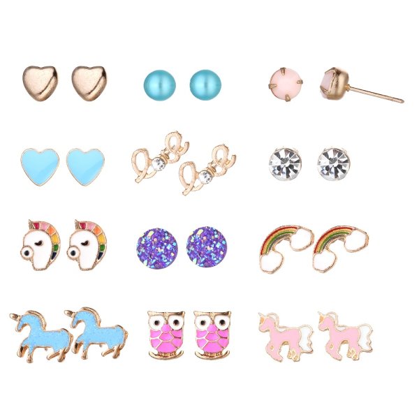 Серёжки для девочек животные