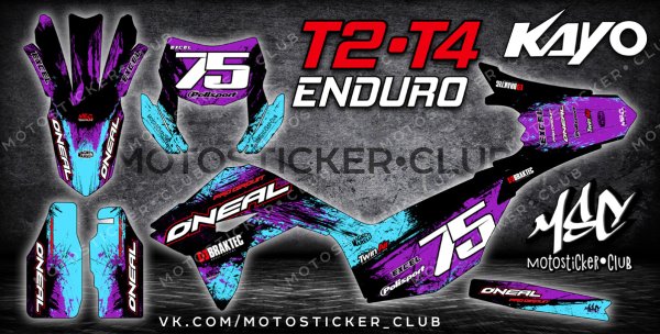 Наклейки Kayo t2 MX 2016