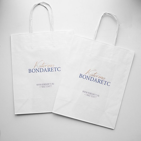 Крафтовые пакеты с печатью