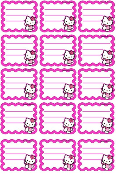 Бейджики с Хеллоу Китти