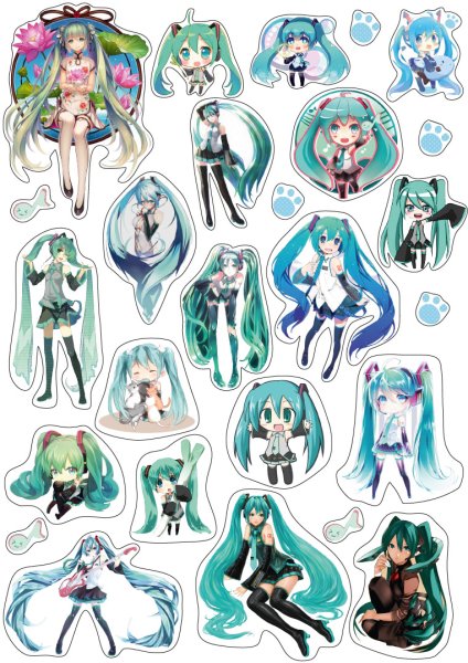 Хатсуне Мику наклейки