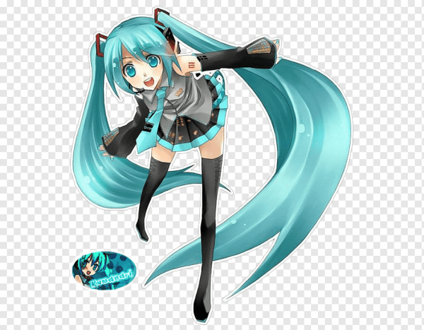 Аниме Стикеры Хатсуне Мику