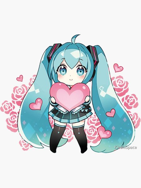 Мику наклейки