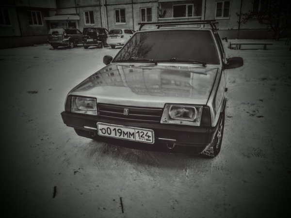 Наклейка 09 на ВАЗ 2109