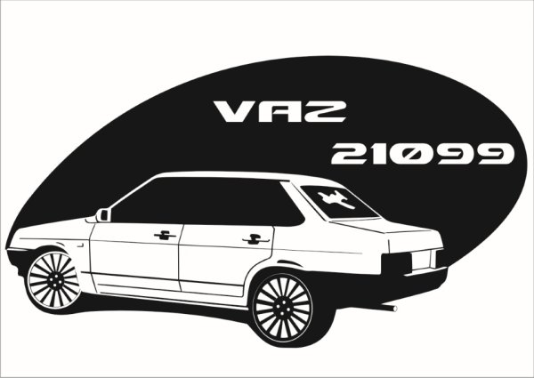 Наклейки на ВАЗ 21099