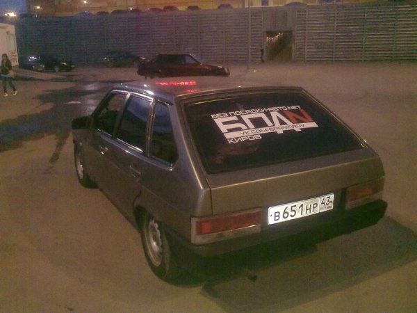 Наклейки на ВАЗ 2109