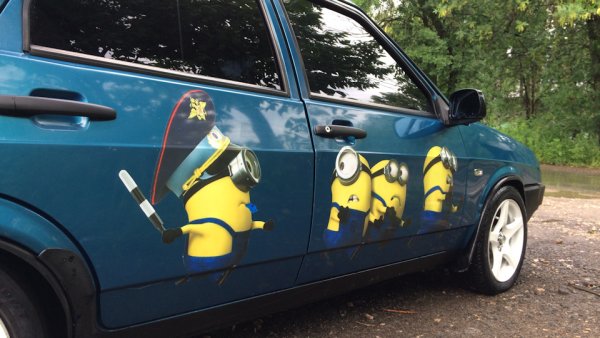 Наклейки на ВАЗ 2109